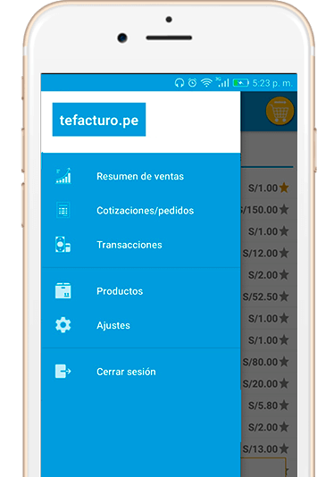 facturación electrónica pos móvil