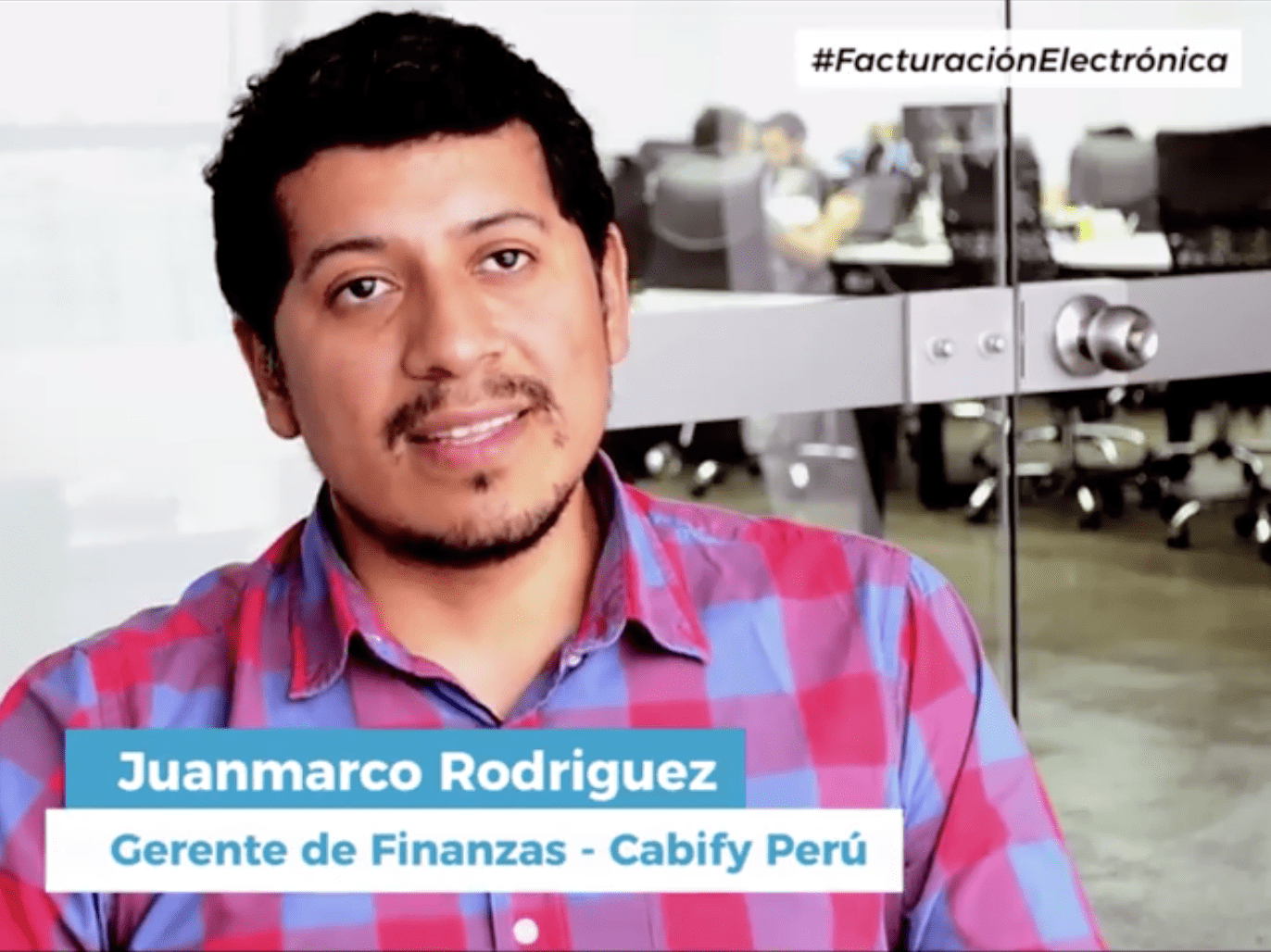 Juanmarco Rodriguez gerente de finanzas de Cabify, describe su experiencia de facturación electrónica con nuestra plataforma: tefacturo.pe